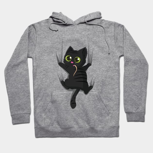 Clingy Kitty Hoodie by DezModeus